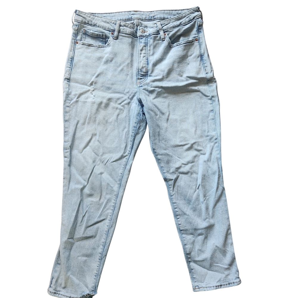 Old Navy Light Blue Cropped Jeans